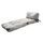 armchair with sleeping function gray | grey, thumbnail 1 of 3