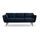 Sigrid sofa 3-seater velour Lux Navy | dark blue, thumbnail 1 of 4