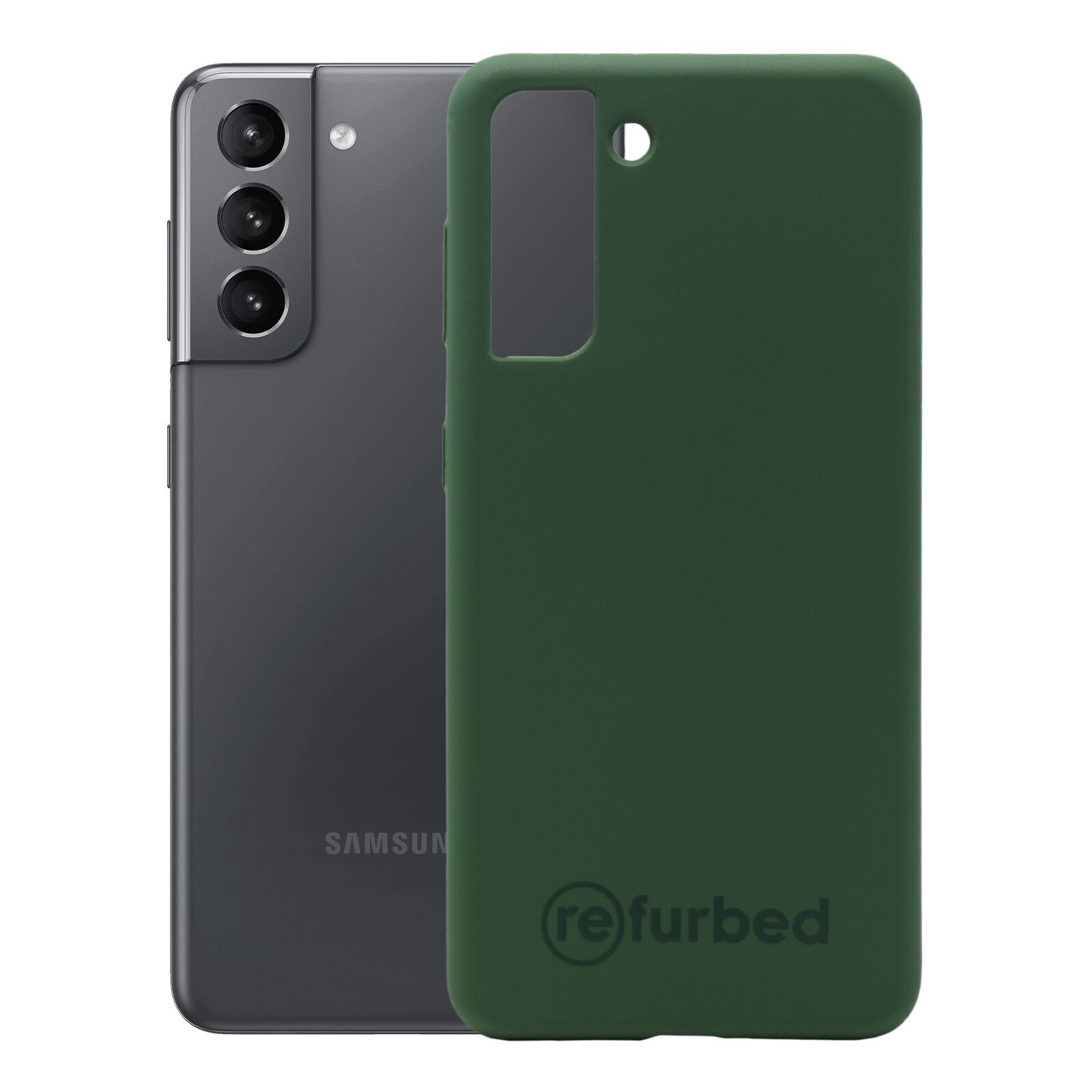 Silikon Telefonhülle Samsung Galaxy S21 5G grün