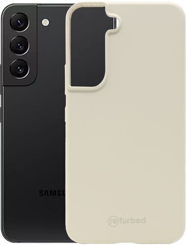 Silikon mobilskal | Samsung Galaxy S22 5G | sten vit