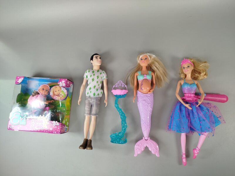 Simba, Evi Love und Mattel Puppen - Set von 4 | mehrfarbig 1