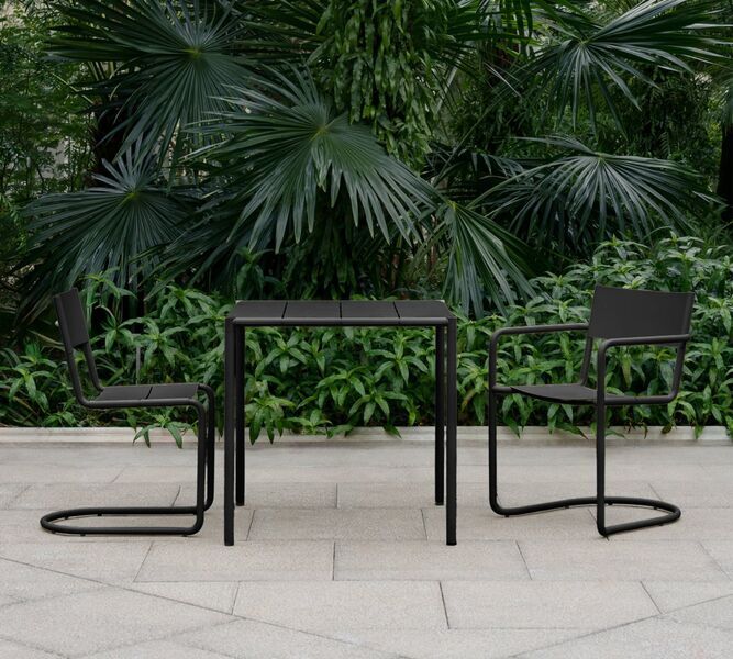 Sine Stuhl stackable black | black, image 4 of 4