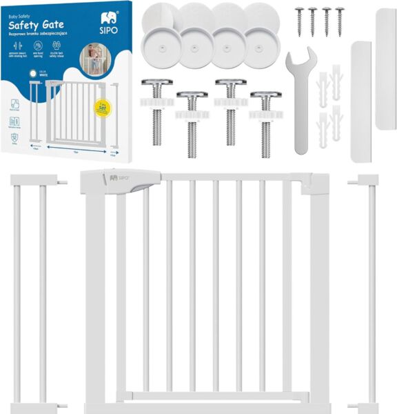 Sipo Safety Gate set | white, image 1 of 1