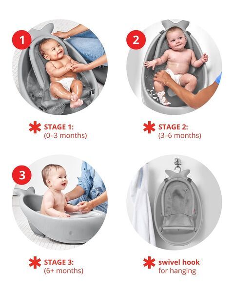 Skip Hop Moby Wal Badewanne | grey 3