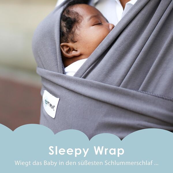Sleepy Wrap Babytragetuch | grey 2