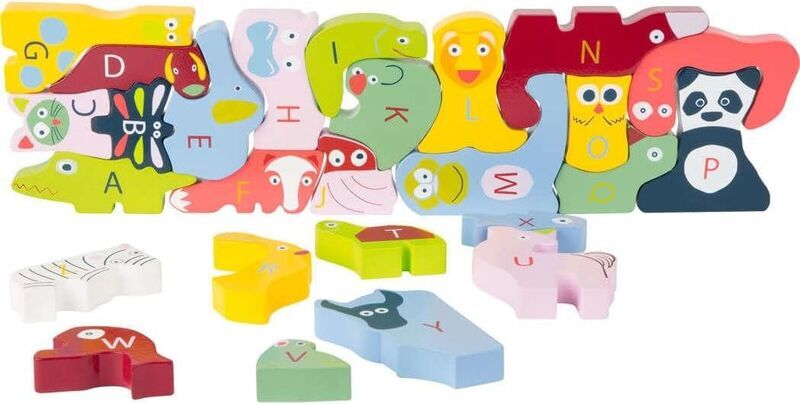 Small Foot ABC-Puzzle Educate | večbarven 1