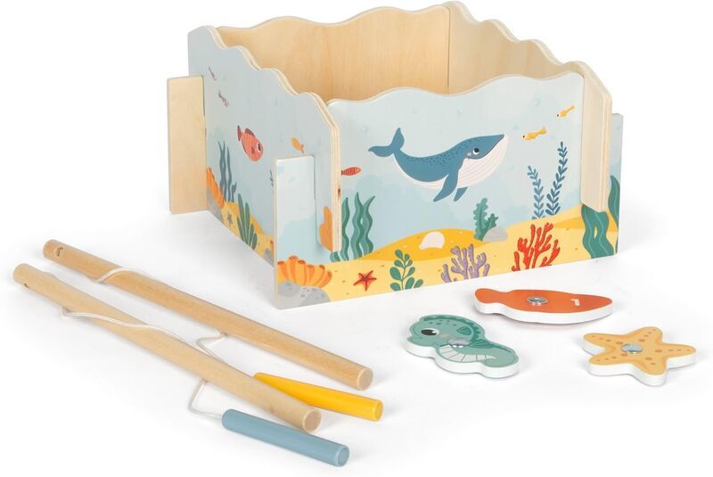Small Foot Angelspiel Holz | mehrfarbig, image 1 of 1