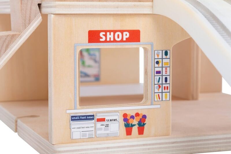 Small Foot Bahnhof mit Zubehör | večbarven 2