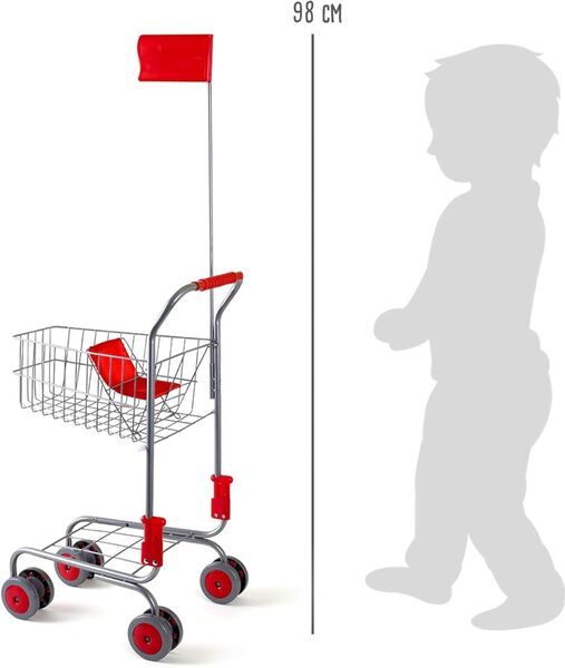Small Foot Einkaufswagen | silver 3