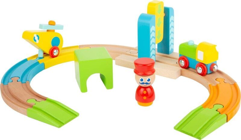 Small Foot Eisenbahnset | večbarven 2