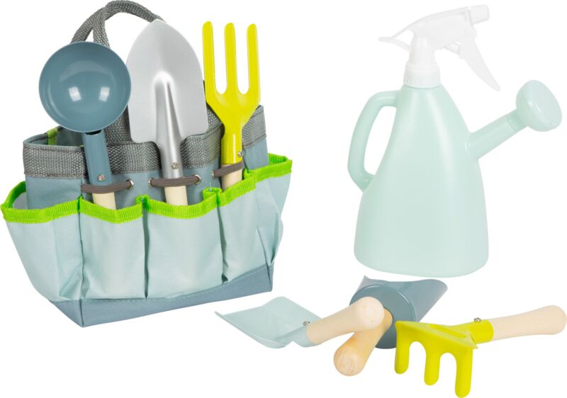 Small Foot Gartentasche mit Gartenwerkzeug | blau 1