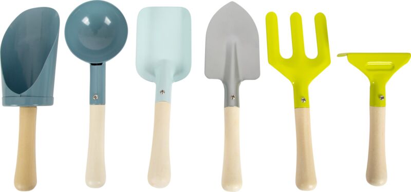 Small Foot Gartentasche mit Gartenwerkzeug | blau 2