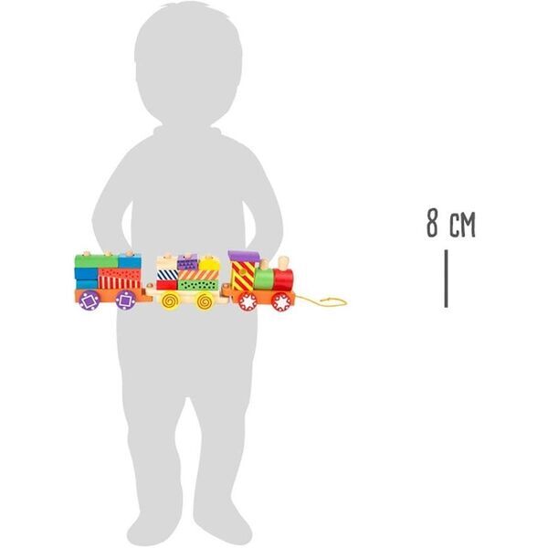 Small Foot Holzzug mit Bausteinen | večbarven 3