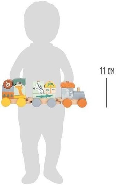 Small Foot Holzzug Safari | večbarven 3