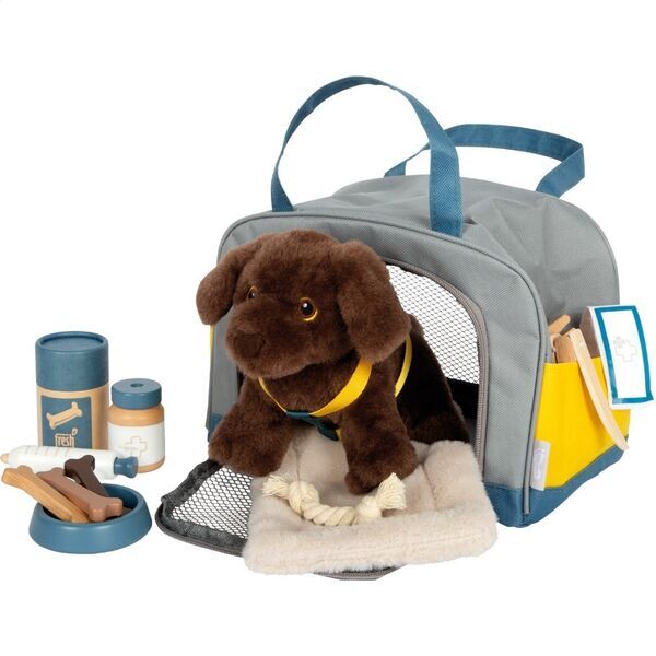 Small Foot Hund mit Tasche and Pflege-Set | multicolored 1