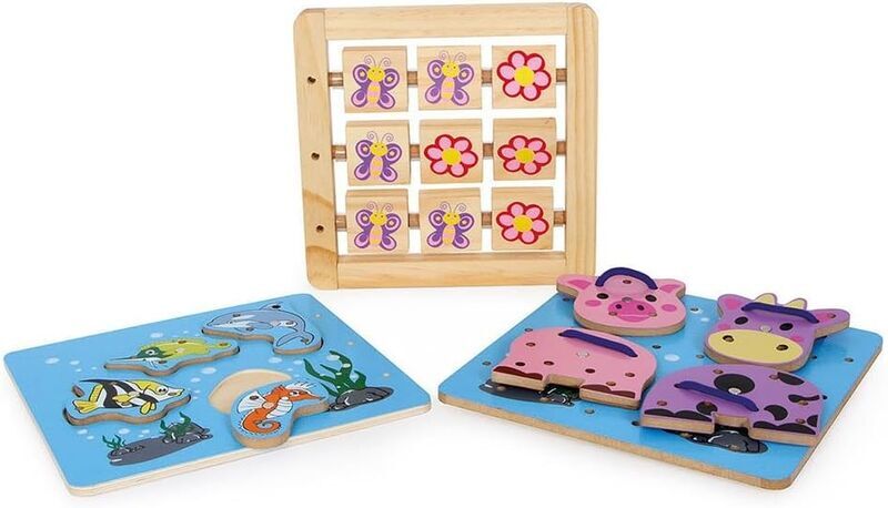 Small Foot Konstruktionsset Kran & Bagger | multicolore 3