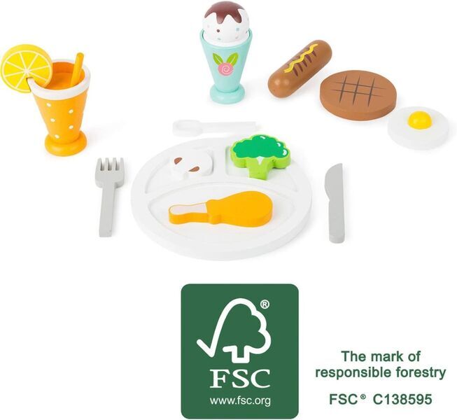 Small Foot Lebensmittel Spielset | многоцветен 2