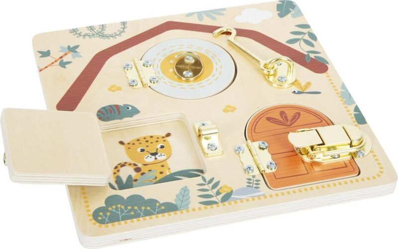 Small Foot motor skills board Schloss and Riegel | multicolored, image 1 of 3