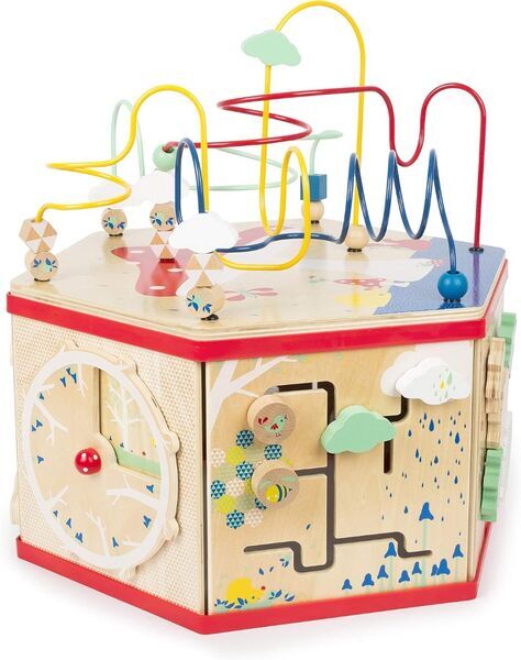 Small Foot XL Holz Motorikwürfel | многоцветен 3