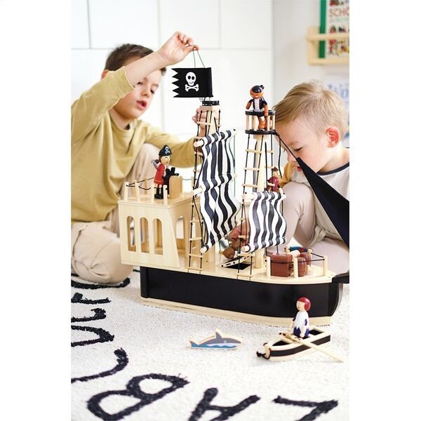 Small Foot Piratenschiff | schwarz 2