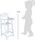 Small Foot doll high chair | white, thumbnail 3 of 3