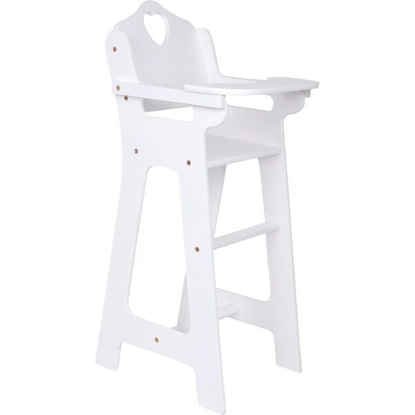 Small Foot Puppenhochstuhl Holz | white 3