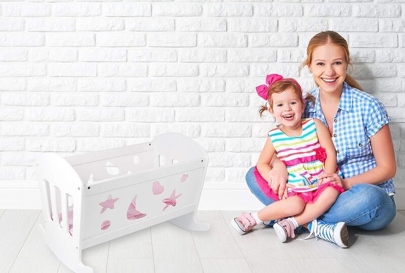 Small Foot Puppenwiege Traumfabrik | бяло 2