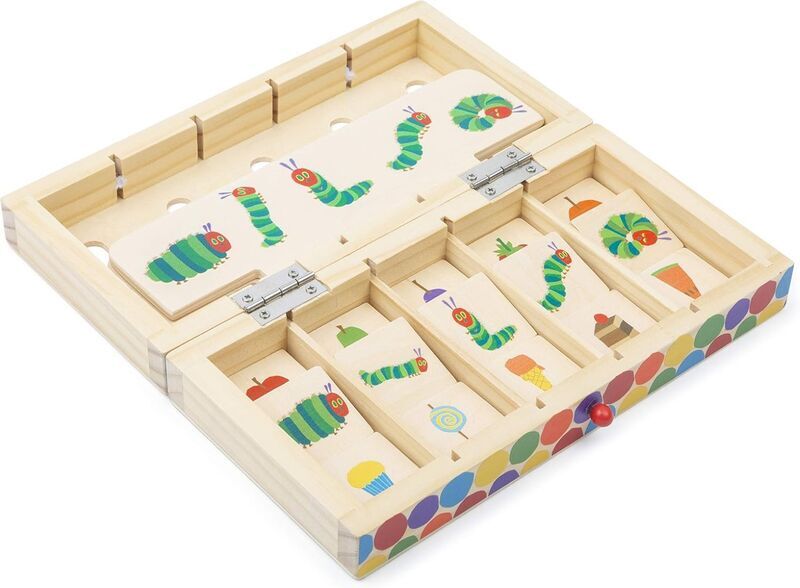 Small Foot Raupe Nimmersatt Bildersortierbox | multicolore 1