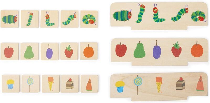 Small Foot Raupe Nimmersatt Bildersortierbox | multicolore 2