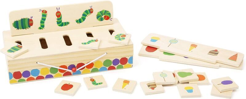 Small Foot Raupe Nimmersatt Bildersortierbox | multicolore 3