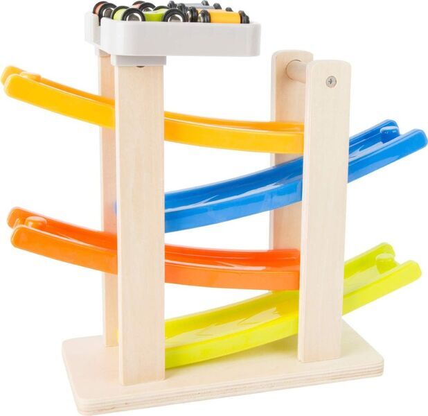 Small Foot Klein Rennbahn mit Parkdeck | multicolore 1