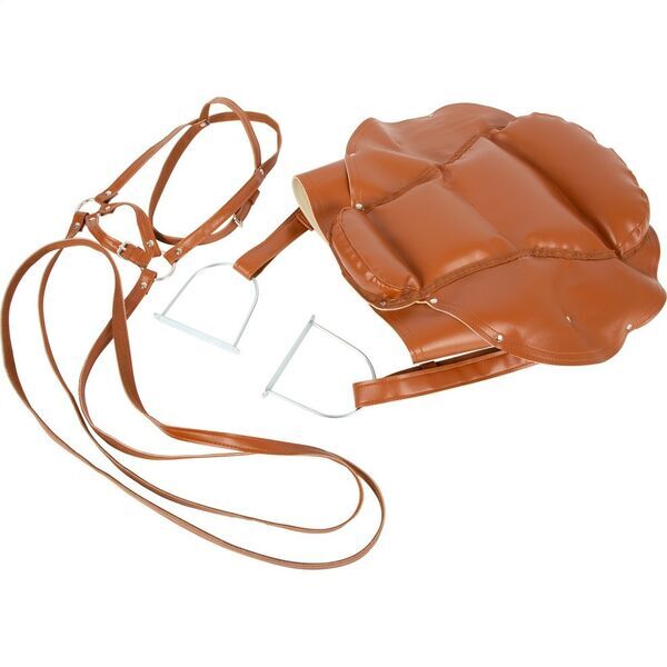 Small Foot Sattel und Zaumzeug-Set Holzpferd | braun 1