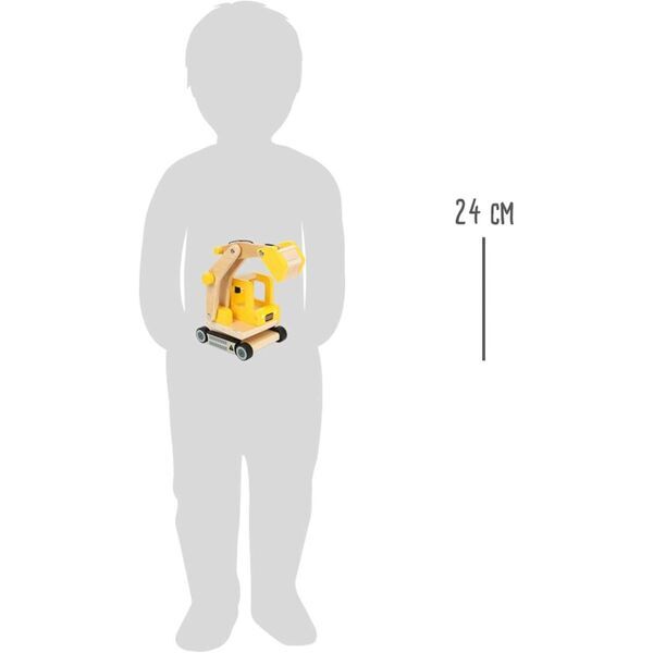 Small Foot Schaufelbagger aus Holz | večbarven 3