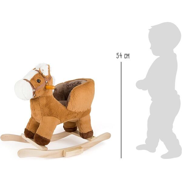 Small Foot Schaukelpferd aus Stoff | brun 3