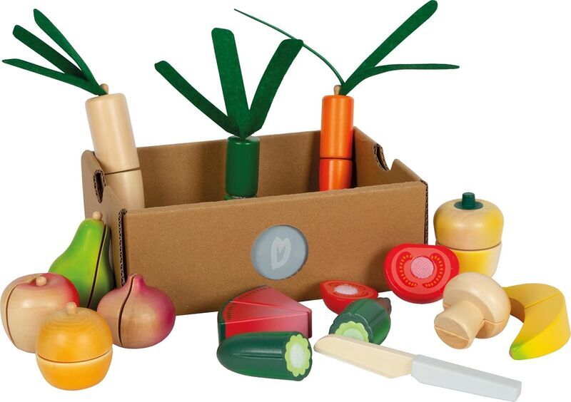 Small Foot Schneide-Set Obst Un Gemüse Fresh | Daudzkrāsains 1