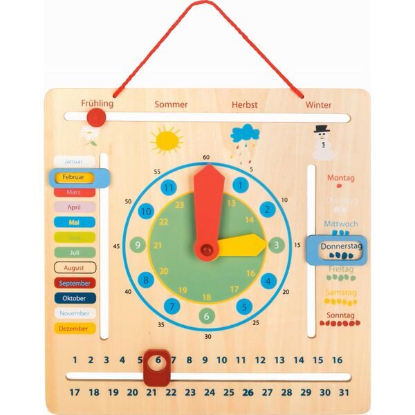 Small Foot Seasons Board | German "Educate" FSC 100% | multicolored 1