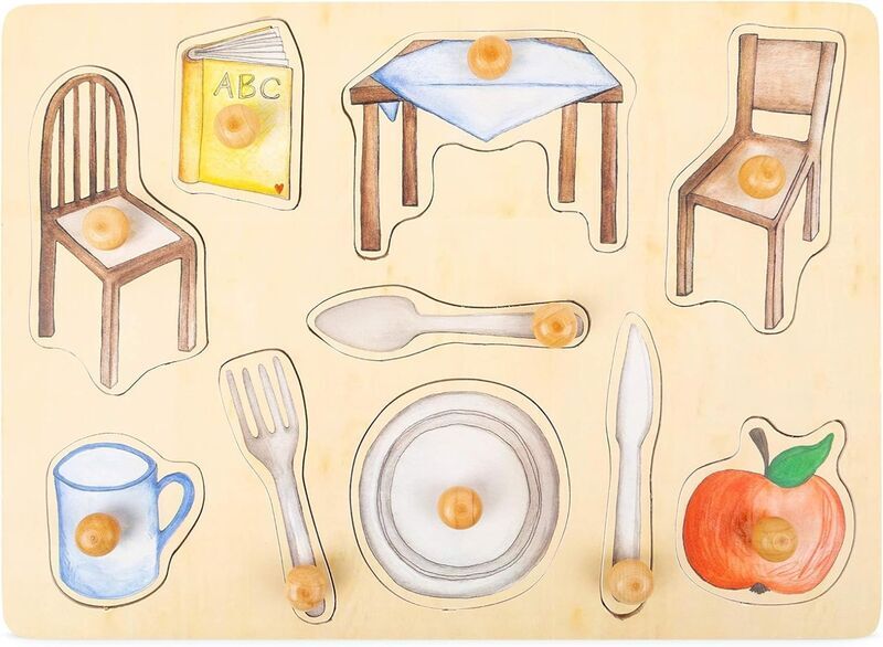 Small Foot Setzpuzzle Alltagsgegenstände | multicolore 1