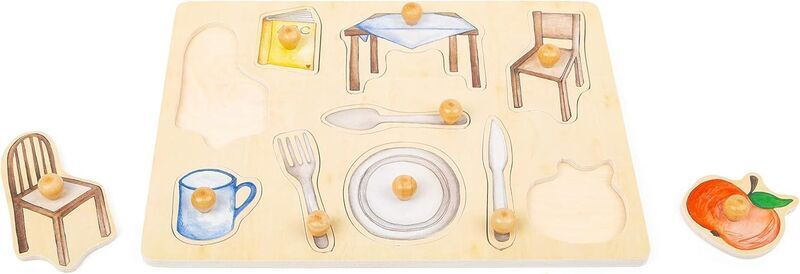 Small Foot Setzpuzzle Alltagsgegenstände | multicolore 2