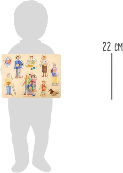 Small Foot Setzpuzzle Familie | multicolored 3