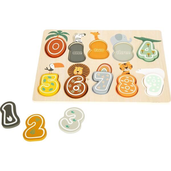 Small Foot Setzpuzzle Zahlen Safari | multicolor 2