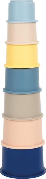 small Foot silicone-Stapelbecher 7-parted | multicolored, image 1 of 3