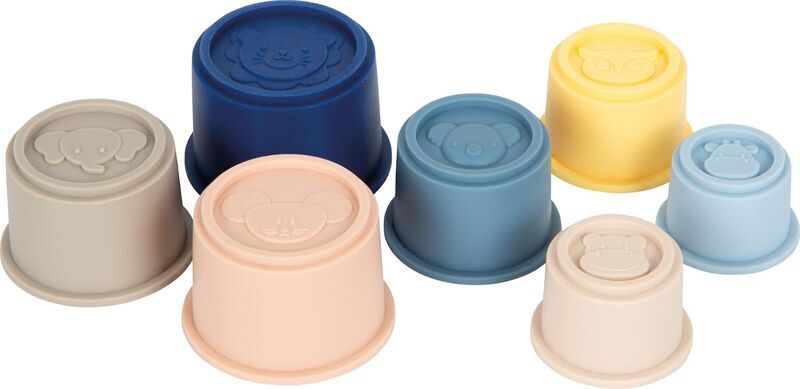 small Foot silicone-Stapelbecher 7-parted | multicolored, image 3 of 3