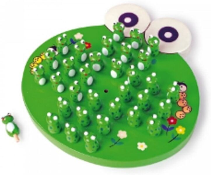 Small Foot Solitär Frosch | Daudzkrāsains 1