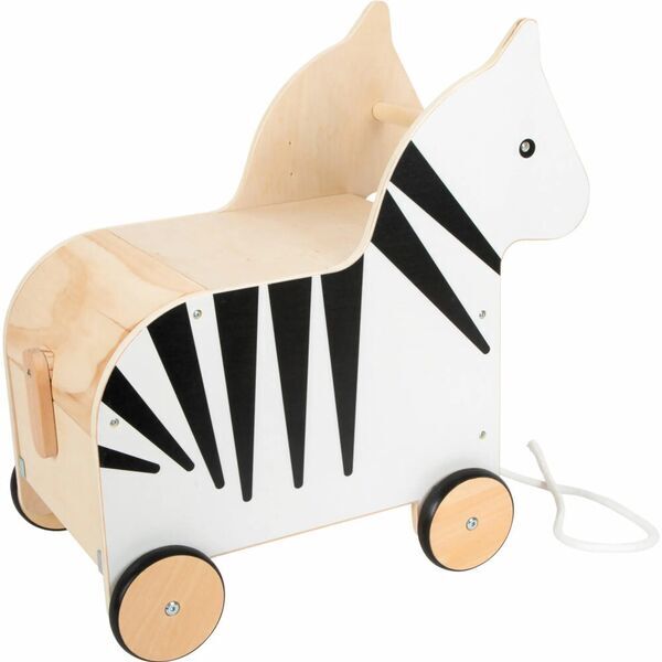 Small Foot Spielzeugkiste Zebra | white/black 1