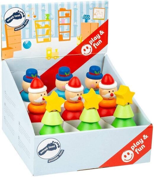 Small Foot Stapelfiguren Weihnachten | Daudzkrāsains 1
