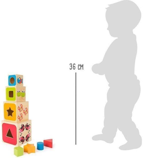 Small Foot Stapelwürfel | multicolored 3