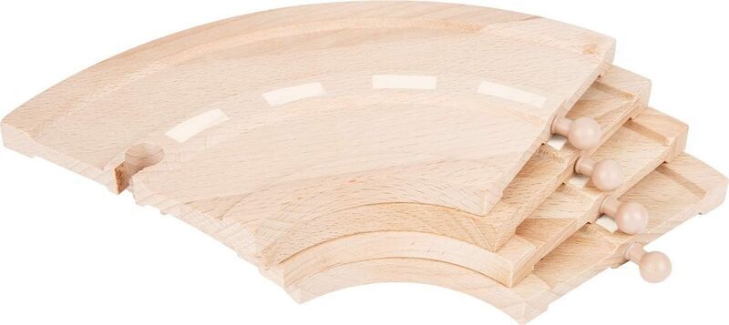 Small Foot World Straßen-Set Kurven | brown 2