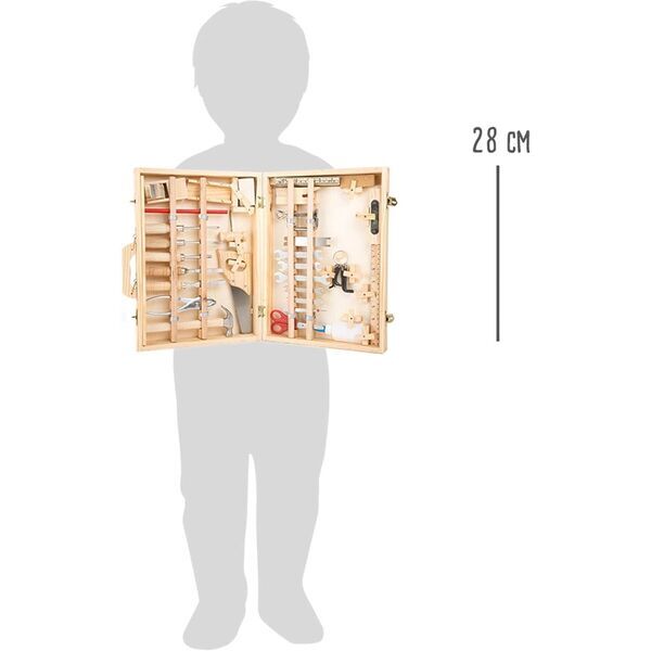 Small Foot Werkzeugkoffer Deluxe | ljusbrun 3