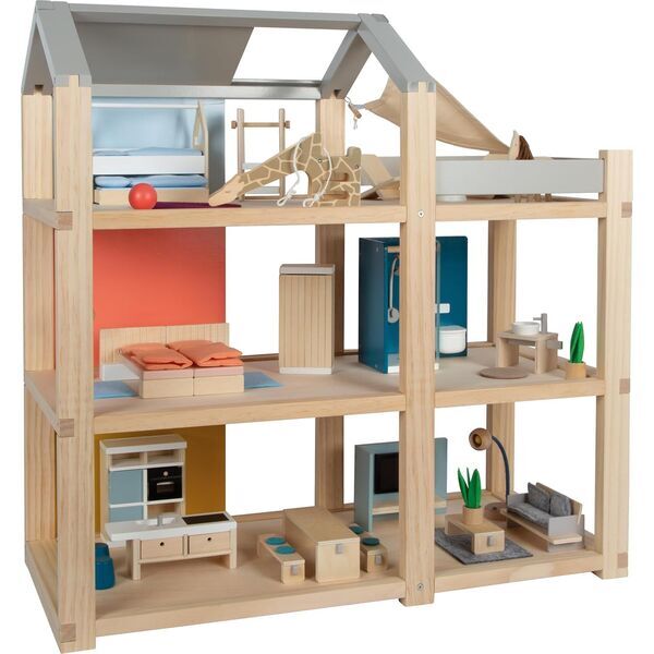 Small Foot Puppenhaus Holz | multicolored 1