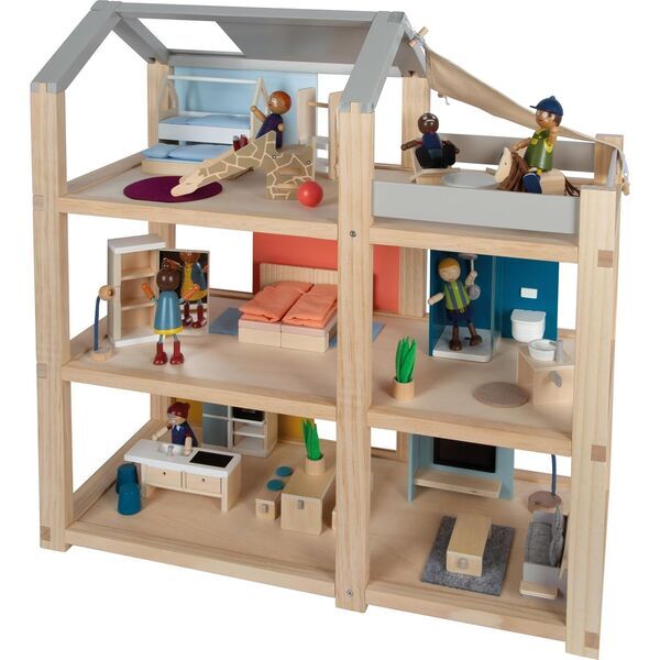 Small Foot Puppenhaus Holz | multicolored 2